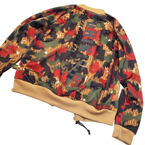 Adidas X Pharrell Williams Women's Hu Hiking Camo Superstar Track Jacket Size S - Picture 8 of 10